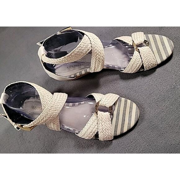 Sperry Top-Sider Alvina Ivory Wedge Espadrille Sandals ⛵ Summer Chic Size 10M - Picture 2 of 8